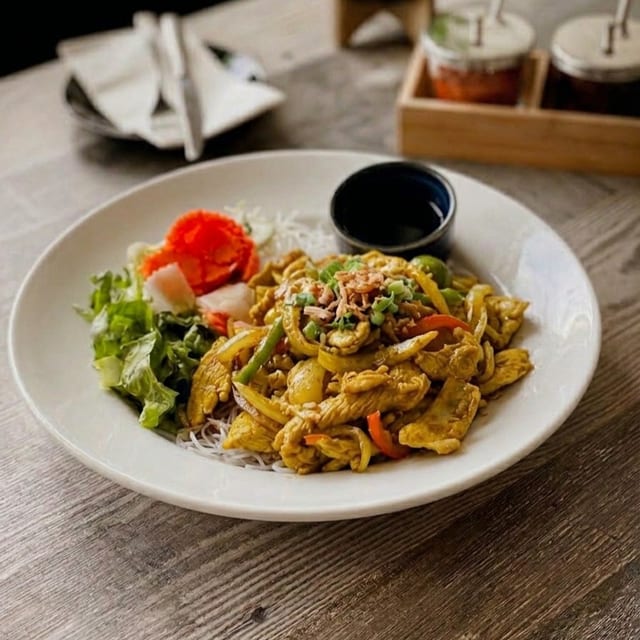 Sautéed Chicken Noodle Salad.