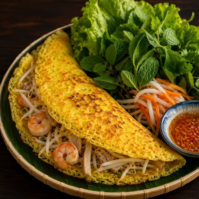 Vietnamese Crêpe (Bánh Xèo).