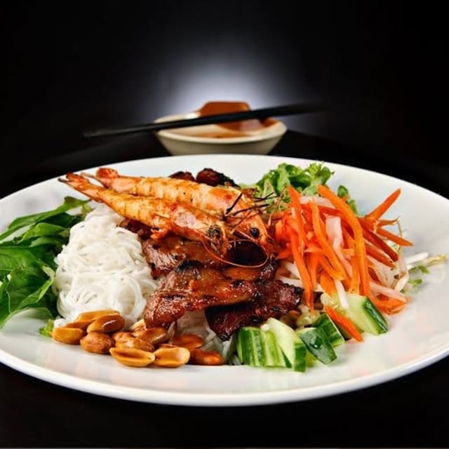 Prawns & Pork Noodle Salad.
