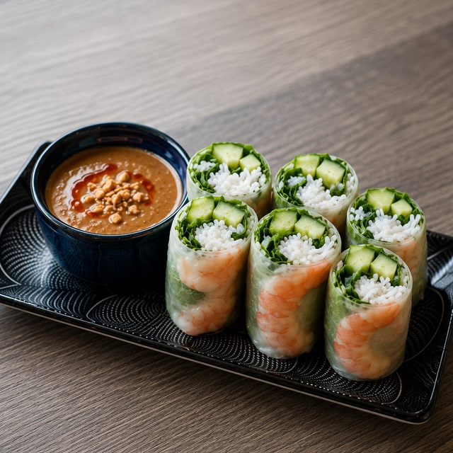 Shrimp Noodle Rolls.
