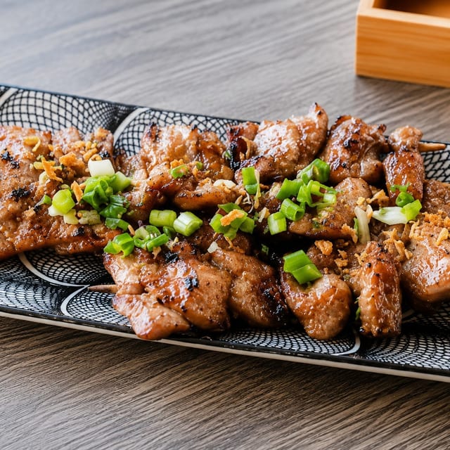 Lemongrass Pork Skewers.