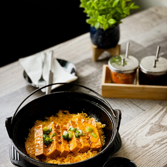 Braised Coconut Tofu.