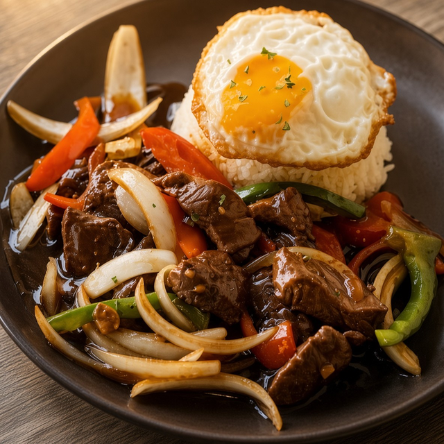 Steak Cubes & Fried Egg (Bò Lúc Lắc).