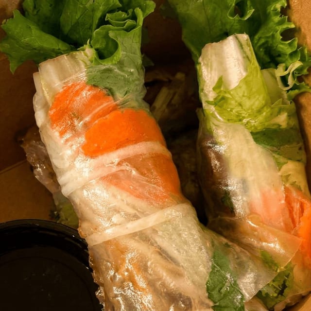 Green Papaya Beef Rolls.