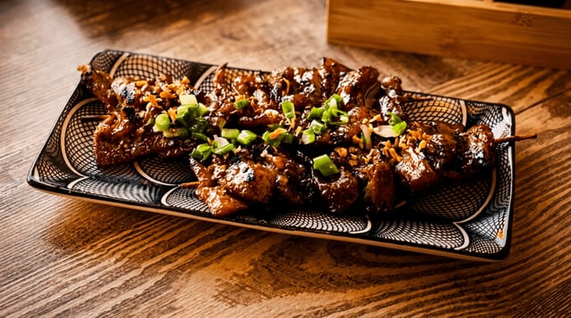 Lemongrass Pork Skewers.