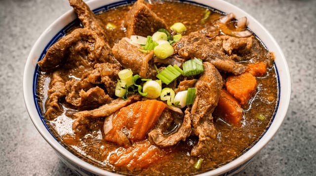 Beef Stew Egg Noodle Soup (Bò Kho).