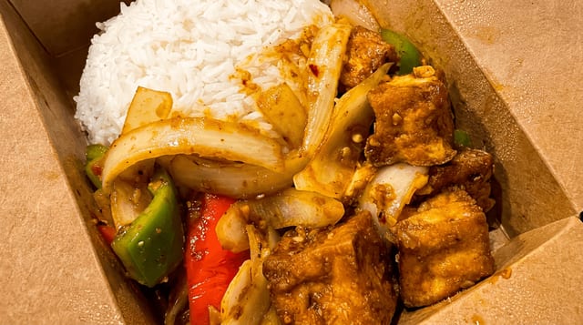 Sautéed Lemongrass Tofu.