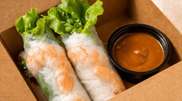 Shrimp Noodle Rolls.