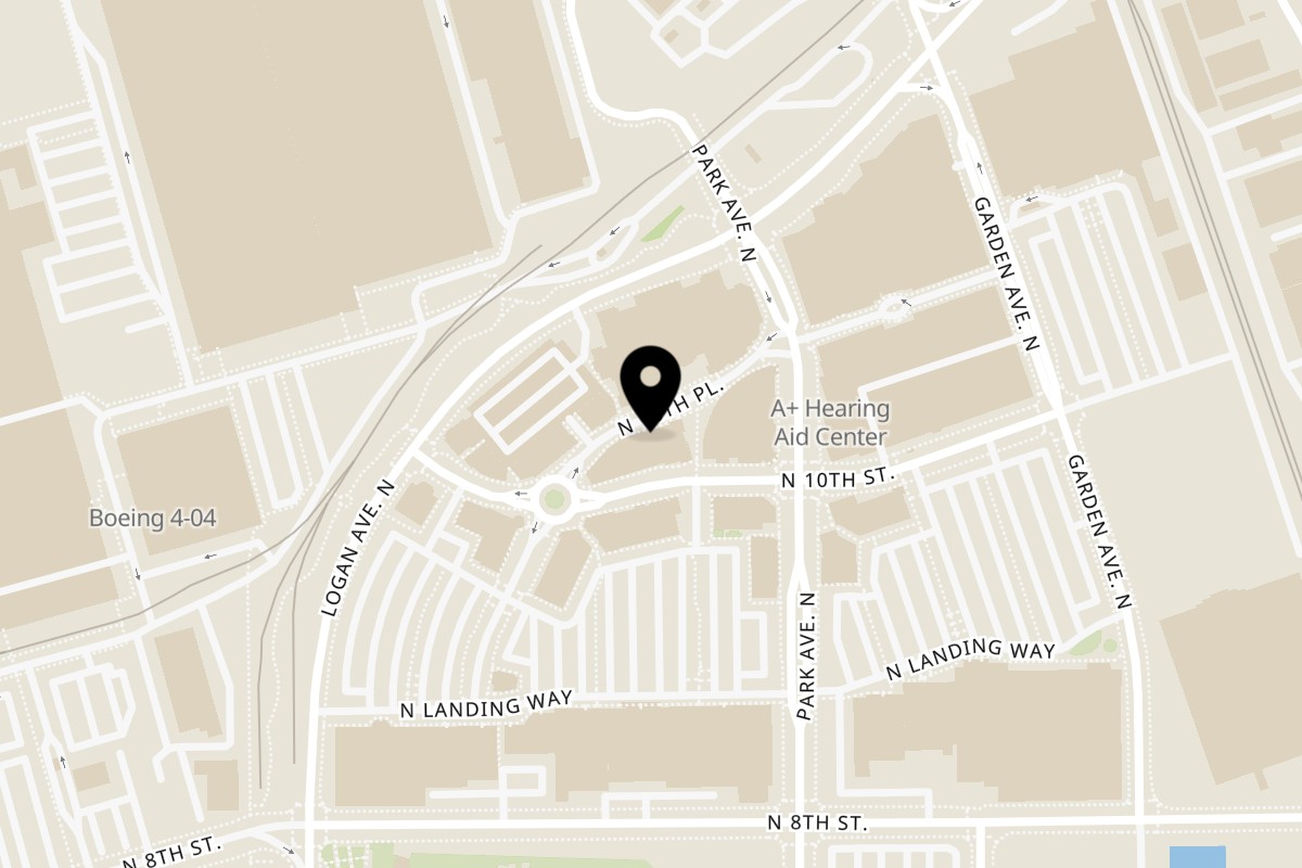 Map showing the location of Papaya Viet Restaurant Renton on 827 N 10th Pl in Renton